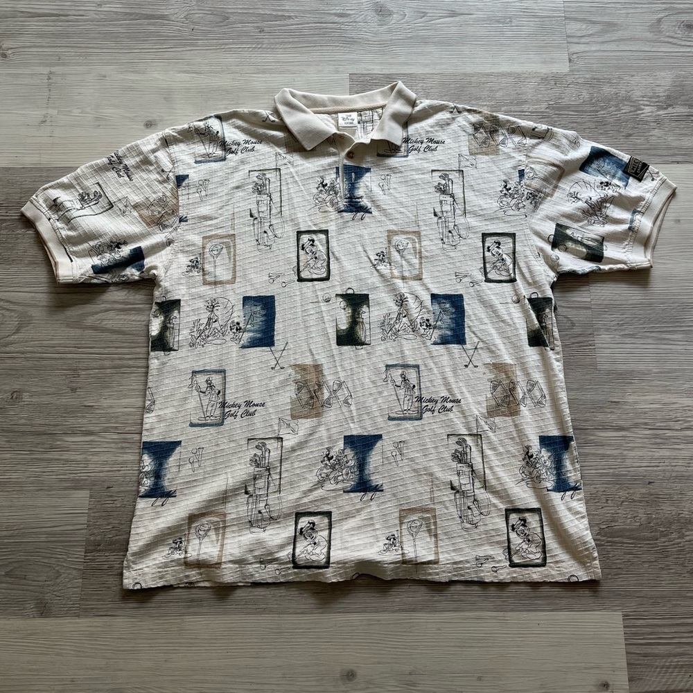 Vintage Disney Mickey Golf Polo Shirt